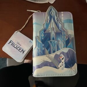 Loungefly Disney Frozen Wallet - Blue and White